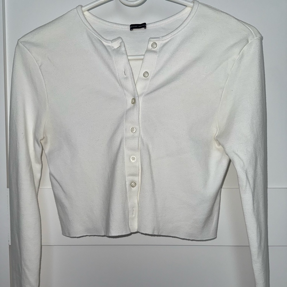 Brandy Melville/BP/Melrose White Crop Top (3)